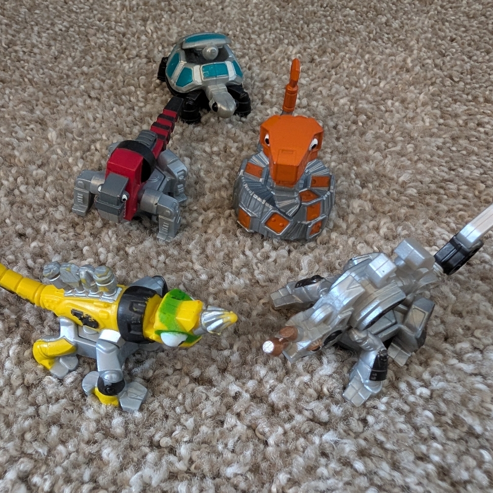 Dinotrux Reptool Rollers and Skrap It Rev 2016 Mattel 2.5" Diecast Toys Lot Of 5